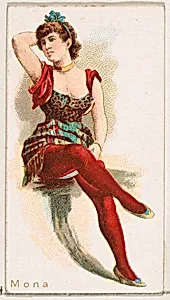 Mona, from the Ballet Queens series (N182) issued by Wm. S. Kimball & Co. by William S. Kimball & Company