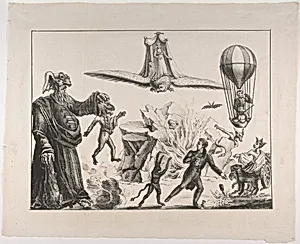 Monsters, Monkeys, and Men by Anonymous, French, Austrian or German, second decade19th century