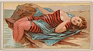 Monterey, California, from the Surf Beauties series (N232), issued by Kinney Bros. by Kinney Brothers Tobacco Company