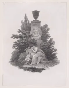 Monument of Mary, Queen of Scots (from "The History of England")