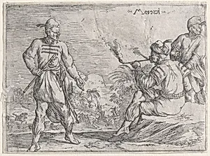 Moors, from a set of costume plates of different nations by Johann Wilhelm Baur