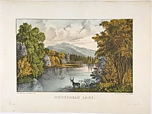 Moosehead Lake, Maine by Currier & Ives