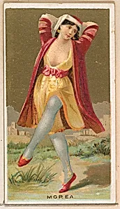 Morea, from the Dancing Girls of the World series (N185) issued by Wm. S. Kimball & Co. by William S. Kimball & Company