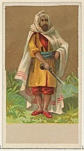 Morocco, from the Natives in Costume series (N16), Teofani Issue, for Allen & Ginter Cigarettes Brands by Allen & Ginter|Teofani & Company