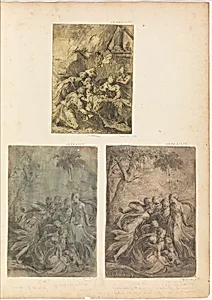 Moses Rescued from the Nile by Andrea Schiavone (Andrea Meldola)