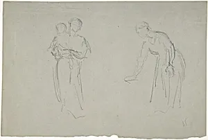 Mother and Child and a Female Figure