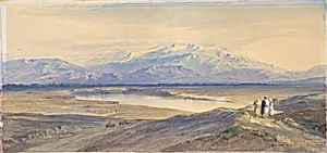 Mount Olympus from Larissa, Thessaly, Greece