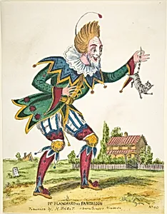Mr. Blanchard as Pantaloon by Anonymous, British, 19th century