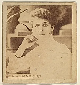 Mrs. Dandison, from the Actresses series (N246), Type 2, issued by Kinney Brothers to promote Sporting Extra Cigarettes by Kinney Brothers Tobacco Company