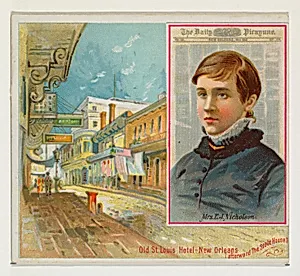 Mrs. E. J. Nicholson, The New Orleans Daily Picayune, from the American Editors series (N35) for Allen & Ginter Cigarettes by Allen & Ginter
