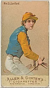 Mrs. G.L. Lorillard, from the Racing Colors of the World series (N22b) for Allen & Ginter Cigarettes by Allen & Ginter