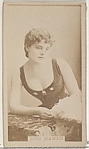 Mrs. Hamer, from the Actors and Actresses series (N45, Type 8) for Virginia Brights Cigarettes by Allen & Ginter