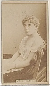Mrs. Hamer, from the Actors and Actresses series (N45, Type 8) for Virginia Brights Cigarettes by Allen & Ginter