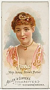 Mrs. James Brown Potter, from World's Beauties, Series 1 (N26) for Allen & Ginter Cigarettes by Allen & Ginter