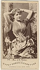Mrs. J.B. Potter, from the Actors and Actresses series (N171) for Gypsy Queen Cigarettes by Goodwin & Company