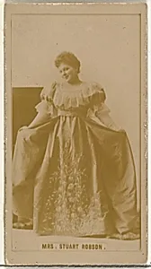Mrs. Stuart Robson, from the Actors and Actresses series (N145-8) issued by Duke Sons & Co. to promote Duke Cigarettes by American Tobacco Company|W. Duke, Sons & Co.