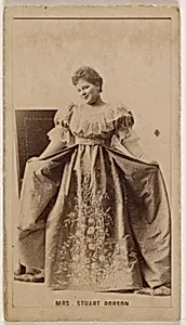 Mrs. Stuart Robson, from the Actresses series (N245) issued by Kinney Brothers to promote Sweet Caporal Cigarettes by Kinney Brothers Tobacco Company