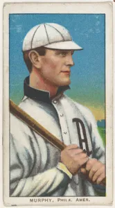 Murphy, Philadelphia, American League, from the White Border series (T206) for the American Tobacco Company