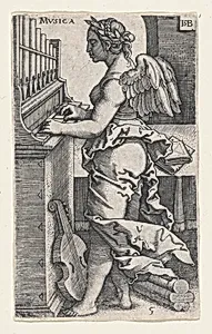 Musica, from "The Seven Liberal Arts" by Sebald Beham