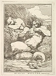 Musical Monster (from "Fifteen Etchings Dedicated to Sir Joshua Reynolds") by John Hamilton Mortimer|Sir Joshua Reynolds