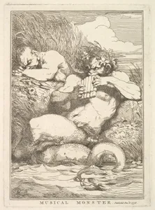Musical Monster (from "Fifteen Etchings Dedicated to Sir Joshua Reynolds")