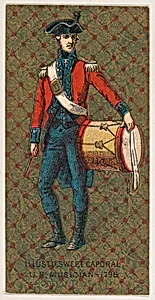Musician, United States Army, 1796, from the Military Series (N224) issued by Kinney Tobacco Company to promote Sweet Caporal Cigarettes by Kinney Brothers Tobacco Company
