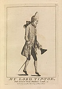 My Lord Tip-Toe Just Arrived from Monkey Land