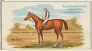 My Own, from The World's Racers series (N32) for Allen & Ginter Cigarettes by Allen & Ginter|Lindner, Eddy & Claus