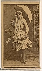 Myra Goodman, from the Actors and Actresses series (N145-1) issued by Duke Sons & Co. to promote Cross Cut Cigarettes by W. Duke, Sons & Co.