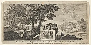 Nancy, from Diverses Veue et Perspectives nouvelles de Rome, Paris et des autres lieux by Israel Silvestre|Nicolas Visscher I