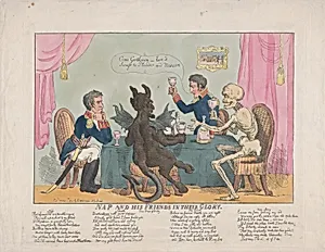 Nap and His Friends in their Glory by Napoléon Bonaparte|Rudolph Ackermann, London|Thomas Rowlandson