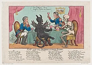 Nap and His Friends in their Glory by Joseph Bonaparte|Rudolph Ackermann, London|Thomas Rowlandson|Napoléon Bonaparte