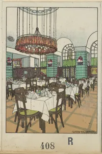 National Railway Station Restaurant, Vienna X, Josef Pohl (Restaurant Staatsbahnhof, Wien X, Josef Pohl)