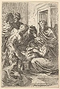 Nativity by Anonymous, Italian, 16th century|Parmigianino (Girolamo Francesco Maria Mazzola)