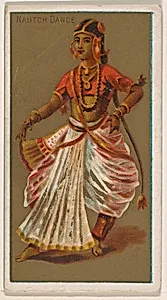 Nautch-Dance, from National Dances (N225, Type 1) issued by Kinney Bros. by Kinney Brothers Tobacco Company