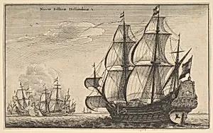 Naves Bellicæ Hollandicæ (Dutch Warships) by Wenceslaus Hollar