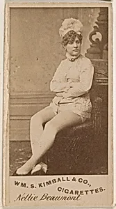Nellie Beaumont, from the Actresses series (N203) issued by Wm. S. Kimball & Co. by William S. Kimball & Company