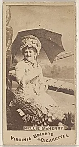 Nellie McHenry, from the Actors and Actresses series (N45, Type 1) for Virginia Brights Cigarettes by Allen & Ginter