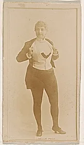 Nellie Page, from the Actresses series (N245) issued by Kinney Brothers to promote Sweet Caporal Cigarettes by Kinney Brothers Tobacco Company