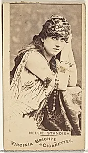 Nellie Standish, from the Actors and Actresses series (N45, Type 1) for Virginia Brights Cigarettes by Allen & Ginter