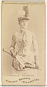 Nellie Standish, from the Actors and Actresses series (N45, Type 1) for Virginia Brights Cigarettes by Allen & Ginter