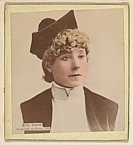 Nelly Farren, from the Actresses series (N246), Type 2, issued by Kinney Brothers to promote Sporting Extra Cigarettes by Kinney Brothers Tobacco Company|Conly