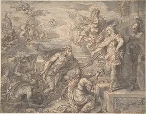 Neptune and other Marine Deities Paying Homage to Louis XIV
