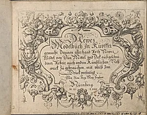 Newes Modelbuch in Kupffer (second title page, 2r)