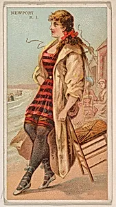 Newport, Rhode Island, from the Surf Beauties series (N232), issued by Kinney Bros. by Kinney Brothers Tobacco Company