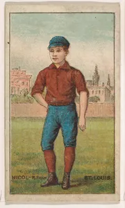 Nicol, Right Field, St. Louis, from the Gold Coin series (N284) for Gold Coin Chewing Tobacco