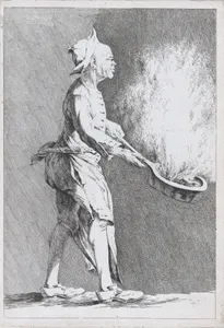 Nicolas Bremont, Cook at the French Academy in Rome, pl. XIV from "Recueil de caricatures"