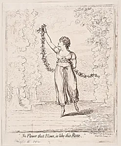 "No Flower that Blows is Like this Rose" by James Gillray|Hannah Humphrey