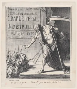 No my children... you are not part of this play here!, from 'News of the day,' published in "Le Charivari"