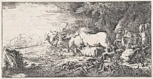 Noah and the animals entering the ark